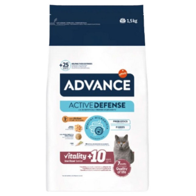 Affinity Advance cat πλήρης τροφή κατάλληλη για στειρωμένες γατούλες άνω των 10 ετών