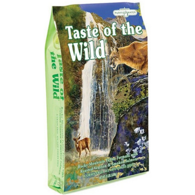 Taste of the wild Rocky Mountain Feline με ψητό ελάφι & καπνιστό σολομό 2kg Taste of the wild Rocky Mountain Feline με ψητό ελάφι & καπνιστό σολομό 2kg