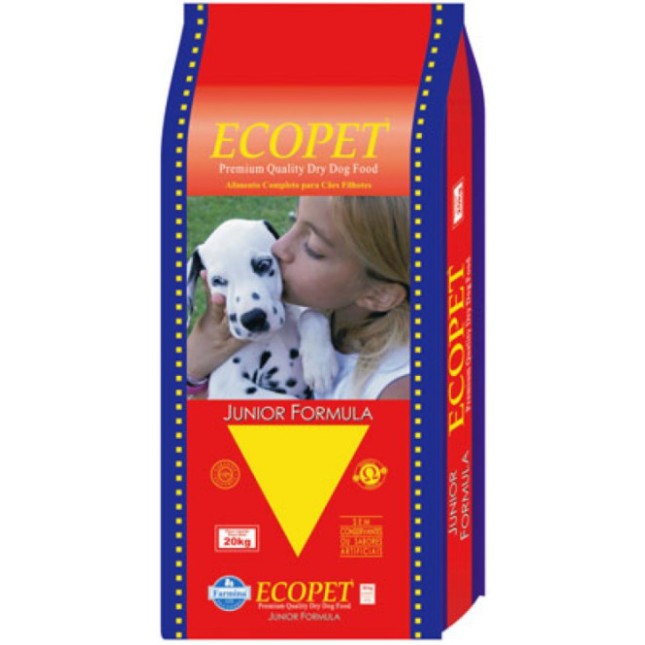 Farmina ecopet πλήρης και ισορροπημένη τροφή για κουτάβια και σκυλιά στην κύηση ή τη γαλουχία 15kg