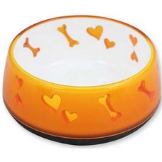 AFP μπολ σκύλου Love L Πορτοκαλί 970ml 18x18x8 cm