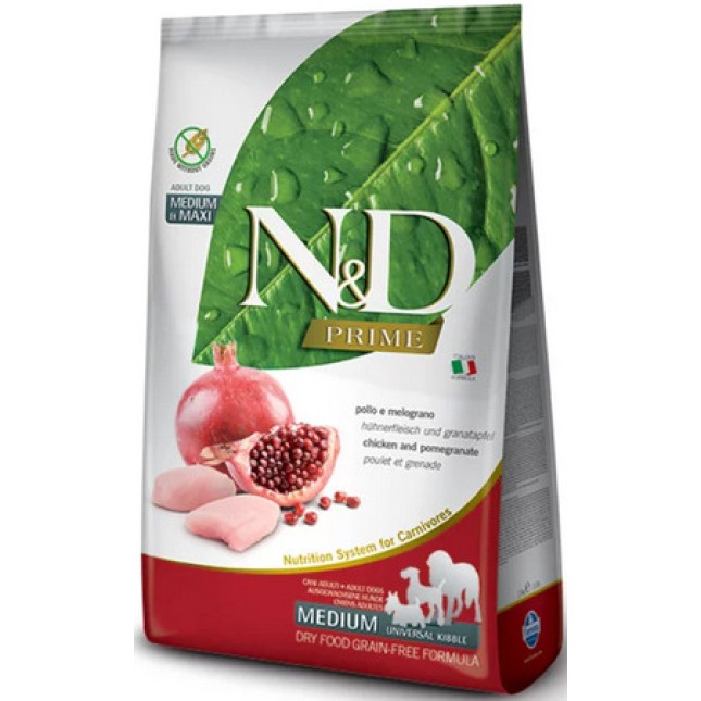 Farmina N&D χωρίς σιτηρά με κοτόπουλο και ρόδι 12kg Farmina N&D χωρίς σιτηρά με κοτόπουλο και ρόδι 12kg