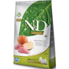 Farmina N&D Πλήρης τροφή για ενήλικους σκύλους μικρόσωμων φυλών με αγριόχοιρο και μήλο