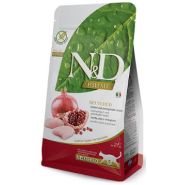 Farmina N&D Prime με κοτόπουλο και ρόδι 1,5kg Farmina N&D Prime με κοτόπουλο και ρόδι 1,5kg
