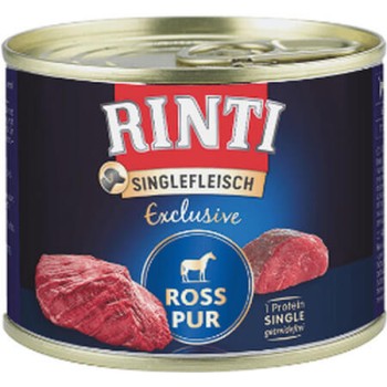 Finnern Rinti Single Fleisch exclusive χωρίς γλουτένη καθαρό άλογο 185gr Finnern Rinti Single Fleisch exclusive χωρίς γλουτένη καθαρό άλογο 185gr