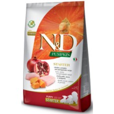 Farmina N&D Πλήρης τροφή για κουτάβια με κολοκύθα, κοτόπουλο και ρόδι χωρίς σιτηρά