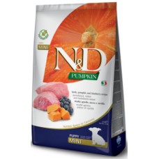 Farmina N&D Πλήρης τροφή για κουτάβια μικρόσωμων φυλών με αρνί, κολοκύθα και μύρτιλο χωρίς σιτηρά