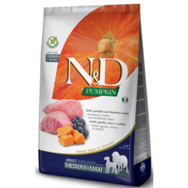 Farmina N&D με αρνί, κολοκύθα και μύρτιλο 12kg Farmina N&D με αρνί, κολοκύθα και μύρτιλο 12kg
