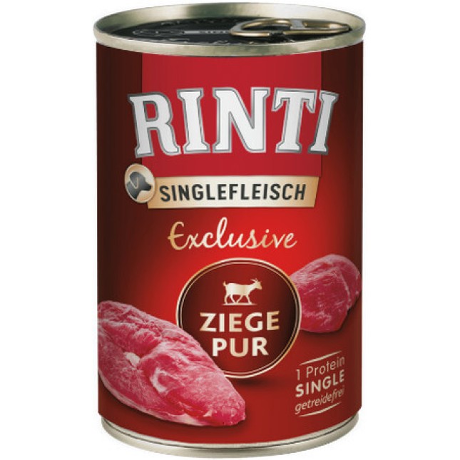 Finnern Rinti Single Fleisch exclusive χωρίς γλουτένη καθαρό κατσίκι 800gr