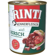 Finnern Rinti Kennerfleisch τροφή σκύλου ελάφι 800g