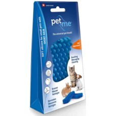 Pet & me Μπλε βούρτσα σιλικόνης Pet & me Μπλε βούρτσα σιλικόνης