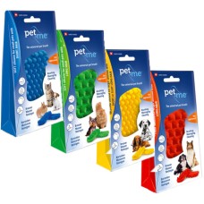 Pet & me Bούρτσες grooming από μαλακή ιατρική σιλικόνη Ελβετικής κατασκευής