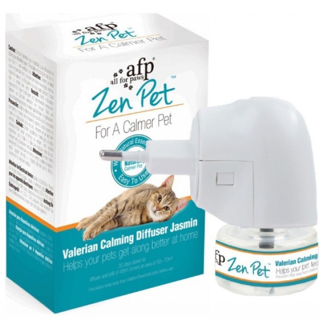 AFP συσκευή αρωματοθεραπείας για γάτες, βοηθά στη μείωση της ανήσυχης συμπεριφοράς, με άρωμα γιασεμί