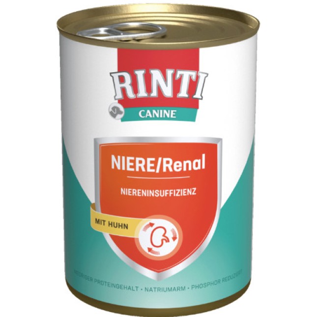 Finnern Rinti Πλήρης τροφή για ενήλικους σκύλους για την υποστήριξη της νεφρικής λειτουργίας Finnern Rinti Πλήρης τροφή για ενήλικους σκύλους για την υποστήριξη της νεφρικής λειτουργίας