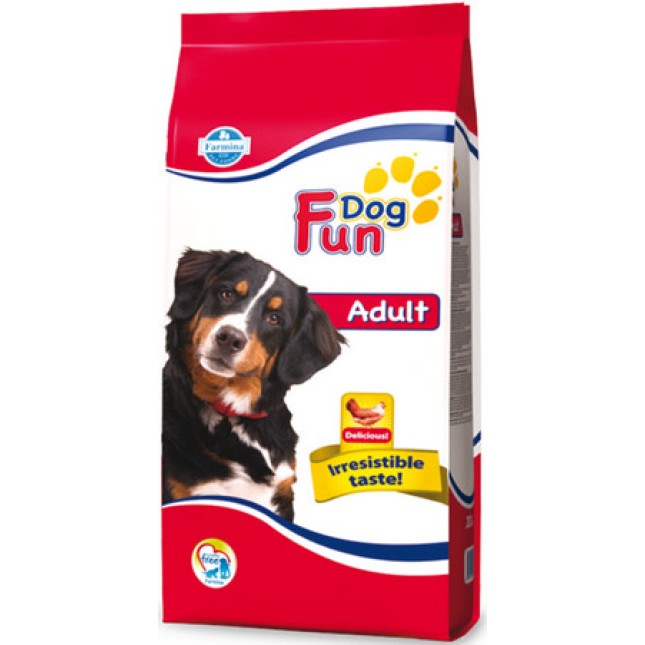 Farmina Dog Fun Πλήρης και ισορροπημένη τροφή για ενήλικους σκύλους με κοτόπουλο Farmina Dog Fun Πλήρης και ισορροπημένη τροφή για ενήλικους σκύλους με κοτόπουλο