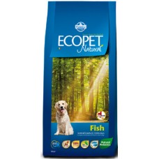 Farmina Ecopet natural τροφή για ενήλικους σκύλους μεγαλόσωμων φυλών με ψάρι