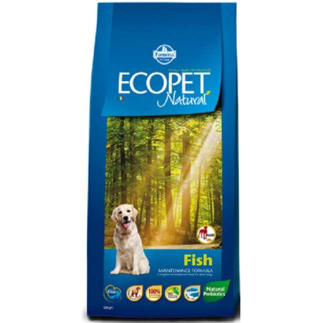 Farmina Ecopet natural τροφή για ενήλικους σκύλους μεγαλόσωμων φυλών με ψάρι Farmina Ecopet natural τροφή για ενήλικους σκύλους μεγαλόσωμων φυλών με ψάρι
