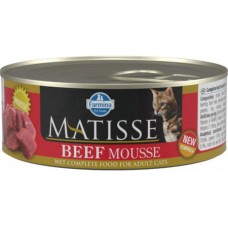 Farmina Matisse Πλήρης υγρή τροφή για ενήλικες γάτες με βοδινό 85gr