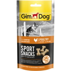 Gimdog sport σνακ με πουλερικά & L καρνιτίνη χωρίς σιτηρά 60gr Gimdog sport σνακ με πουλερικά & L καρνιτίνη χωρίς σιτηρά 60gr
