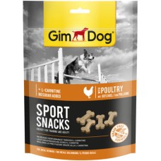 Gimdog sport σνακ με πουλερικά & L καρνιτίνη χωρίς σιτηρά, ιδανικό για προπόνηση και ευκινησία