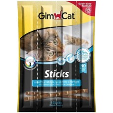 Gimcat sticks grain free σολομός, πέστροφα & ταυρίνη μια λιχουδιά που θα λατρέψει η γάτα σας 4 τεμ