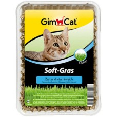 Gimcat γρασίδι για γάτες μια ιδιαίτερη απόλαυση και έτσι διευκολύνεται η αποβολή της τριχόμπαλας