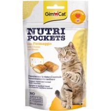 Gimcat τραγανές λιχουδιές για γάτες με νόστιμη γέμιση με τυρί και ταυρίνη 60gr