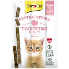 Gimcat sticks για γατάκια grain free με γαλοπούλα & ασβέστιο μια λιχουδιά για λαχταριστή απόλαυση