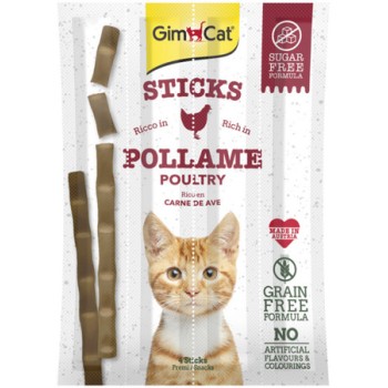 Gimcat sticks grain free πουλερικά, βιταμίνες & ταυρίνη μια λιχουδιά που θα λατρέψει η γάτα σας 4τεμ Gimcat sticks grain free πουλερικά, βιταμίνες & ταυρίνη μια λιχουδιά που θα λατρέψει η γάτα σας 4τεμ