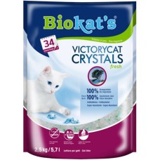 Biokat's Victory cat crystals fresh Plastic Bag ʼμμος Υγιεινής Γάτας 2,5kg Biokat's Victory cat crystals fresh Plastic Bag ʼμμος Υγιεινής Γάτας 2,5kg