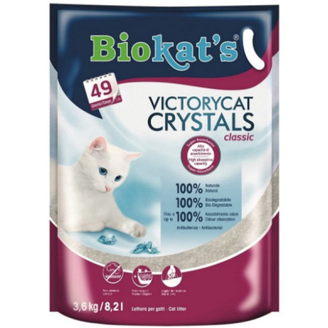 Biokat's Victory cat crystals classic Plastic Bag ʼμμος Υγιεινής Γάτας 3,6kg Biokat's Victory cat crystals classic Plastic Bag ʼμμος Υγιεινής Γάτας 3,6kg