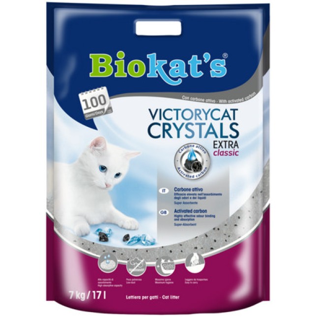 Biokat's Victory cat crystals extra ʼμμος Υγιεινής Γάτας 7kg. /17lt Biokat's Victory cat crystals extra ʼμμος Υγιεινής Γάτας 7kg. /17lt