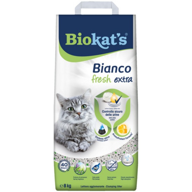 Biokat's ʼμμος Υγιεινής Γάτας με υψηλή απόδοση στην απορρόφηση οσμών και υγρών με ενεργό άνθρακα Biokat's ʼμμος Υγιεινής Γάτας με υψηλή απόδοση στην απορρόφηση οσμών και υγρών με ενεργό άνθρακα
