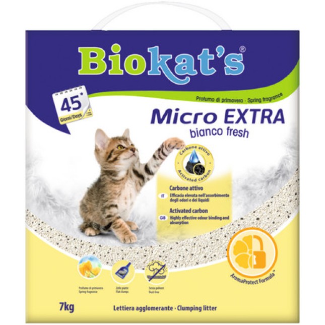 Biokat's ʼμμος Υγιεινής Γάτας με υψηλή απόδοση στην απορρόφηση οσμών και υγρών με ενεργό άνθρακα Biokat's ʼμμος Υγιεινής Γάτας με υψηλή απόδοση στην απορρόφηση οσμών και υγρών με ενεργό άνθρακα