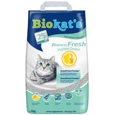 Biokat's Bianco Fresh Hygiene Control ʼμμος Υγιεινής Γάτας 5kg Biokat's Bianco Fresh Hygiene Control ʼμμος Υγιεινής Γάτας 5kg