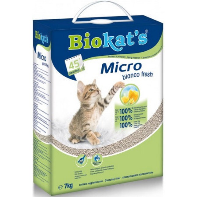 Biokat's ʼμμος Υγιεινής Γάτας με υψηλή απόδοση στην απορρόφηση οσμών και υγρών από φυσικό πηλό Biokat's ʼμμος Υγιεινής Γάτας με υψηλή απόδοση στην απορρόφηση οσμών και υγρών από φυσικό πηλό