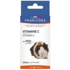 Francodex Βιταμίνη C για ιδικά χοιρίδια Χορηγείται απευθείας στο στόμα ή αναμιγνύεται με πόσιμο νερό
