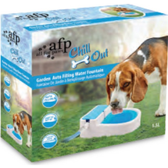 AFP σiντριβάνι σκύλου κατάλληλο για εξωτερικό χώρο, ο σκύλος σας θα απολαμβάνει πάντα φρέσκο νερό.