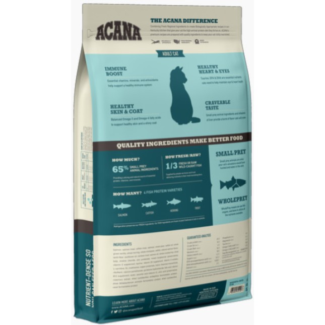 Acana Bountiful Catch με σολομό, ρέγγα, μπακαλιάρο 4,5kg Acana Bountiful Catch με σολομό, ρέγγα, μπακαλιάρο 4,5kg