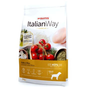 Giuntini Italian Way medium ενήλικων κοτόπουλο & ρύζι classic fit 3kg Giuntini Italian Way medium ενήλικων κοτόπουλο & ρύζι classic fit 3kg