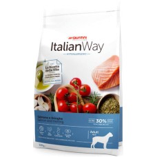 Giuntini Italian Way τροφή ενήλικων σκύλων μέσης ράτσας με σολομός & ρέγγα υποαλλεργική