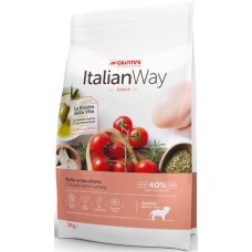 Giuntini Italian Way τροφή κουταβιών με κοτόπουλο & γαλοπούλα gluten free 12kg Giuntini Italian Way τροφή κουταβιών με κοτόπουλο & γαλοπούλα gluten free 12kg