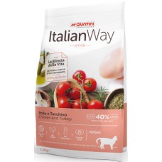 Giuntini Italian way Kitten κοτόπουλο & γαλοπούλα gluten free 400gr Giuntini Italian way Kitten κοτόπουλο & γαλοπούλα gluten free 400gr