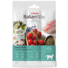 Giuntini Italian way Υποαλλεργικά Sticks για γάτες με πέστροφα & μύρτιλα χωρίς δημητριακά 15gr Giuntini Italian way Υποαλλεργικά Sticks για γάτες με πέστροφα & μύρτιλα χωρίς δημητριακά 15gr