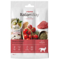 Giuntini Italian way Υποαλλεργικά Sticks για γάτες με βοδινό & τζίντζερ χωρίς δημητριακά 15gr Giuntini Italian way Υποαλλεργικά Sticks για γάτες με βοδινό & τζίντζερ χωρίς δημητριακά 15gr