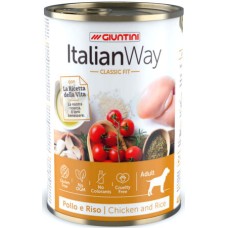 Italian way dog κονσέρβα classic fit κοτόπουλο & ρύζι 400gr Italian way dog κονσέρβα classic fit κοτόπουλο & ρύζι 400gr