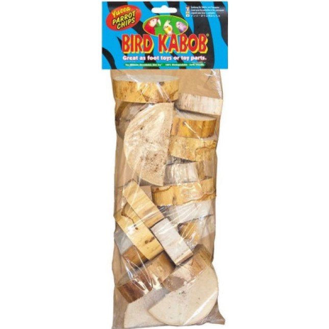 Bird Kabob φυσικό παιχνίδι παπαγάλου - κομμάτια ξύλου αγάυης, ιδανικά για μάσημα. Bird Kabob φυσικό παιχνίδι παπαγάλου - κομμάτια ξύλου αγάυης, ιδανικά για μάσημα.