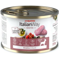 Italian way dog κονσέρβα sensitive πάπια 150gr Italian way dog κονσέρβα sensitive πάπια 150gr