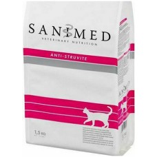 Sanimed τροφή για ενήλικες γάτες σχεδιασμένη να διαλύει τις εναποθέσεις κρυστάλλων στρουβίτη