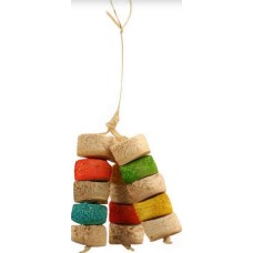 Chiquito Bird Kabob Φυσικό παιχνίδι παπαγάλου με πολλά κομμάτια έγχρωμης θρυμματιζόμενης αγαύης. Chiquito Bird Kabob Φυσικό παιχνίδι παπαγάλου με πολλά κομμάτια έγχρωμης θρυμματιζόμενης αγαύης.