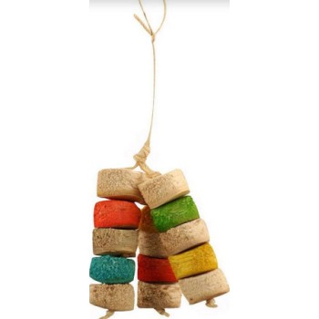 Chiquito Bird Kabob Φυσικό παιχνίδι παπαγάλου με πολλά κομμάτια έγχρωμης θρυμματιζόμενης αγαύης. Chiquito Bird Kabob Φυσικό παιχνίδι παπαγάλου με πολλά κομμάτια έγχρωμης θρυμματιζόμενης αγαύης.